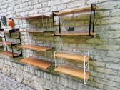 Vintažinės mid century pakabinamos lentynos - nuotraukos Nr. 5