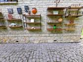 Vintažinės mid century pakabinamos lentynos - nuotraukos Nr. 13