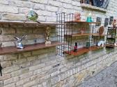 Vintažinės mid century pakabinamos lentynos - nuotraukos Nr. 14