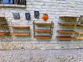 Vintažinės mid century pakabinamos lentynos - nuotraukos Nr. 24