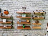 Vintažinės mid century pakabinamos lentynos - nuotraukos Nr. 28