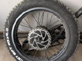 Ratas su varikliu fatbike dviračio variklis 20x4