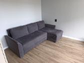 Veliūrinio audinio sofa-lova. - nuotraukos Nr. 2