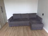 Veliūrinio audinio sofa-lova. - nuotraukos Nr. 5