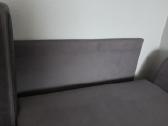 Veliūrinio audinio sofa-lova. - nuotraukos Nr. 7