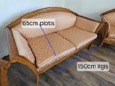 Sedimuju baldu komplektas sofa ir kreslai - nuotraukos Nr. 4