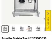 Sage the Barista Touch Ses880bss espresso - nuotraukos Nr. 7