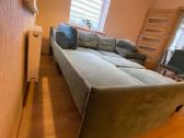 Žalia kampinė sofa su miegama dalimi - nuotraukos Nr. 6
