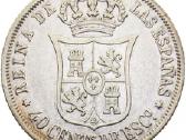 1866 Ispanija 40 sentimų
