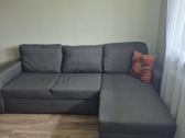 Parduodama naudota kampinė sofa-lova su patalynės - nuotraukos Nr. 2