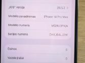 iPhone 14 Pro Max Space black 256gb - nuotraukos Nr. 3