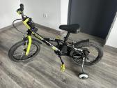 Btwin Kids years Dark Hero bike Black Green, 16