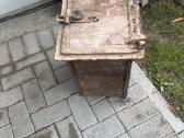 Įmontuojama orkaitė malkinei krosnei -metalinė