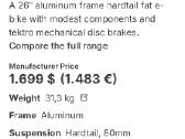 Elektrinis dviratis Rad power 26 - nuotraukos Nr. 2