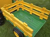 John Deere traktorius su priekaba ir kaušu - nuotraukos Nr. 5