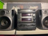 Vintažinė „Aiwa Nsx-f9“ centras, CD ir kasetės