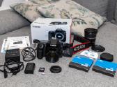 Canon EOS 80d su priedais + dovana