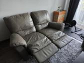 Odinė 3-vietė sofa ir fotelis su redlaineriais - nuotraukos Nr. 11