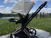 Cybex Priam Platinum Off White