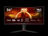 Aoc Ultrawide Curved gaming monitor - Wqhd 3440x14
