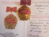 Sovietiniai medaliai su dokumentūra - nuotraukos Nr. 5