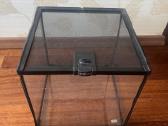 Stiklo terariumas 30x30x30
