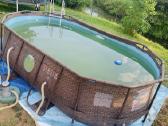 Bestway baseinas 4.27x2.5x1 m tik 1 sezoną naudota