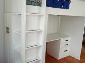 Ikea Smastad Aukšta lova su Rašomu stalu ir spinta