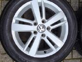 Originalūs VW diskai R16 su vasarinėm padangom - nuotraukos Nr. 5