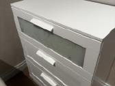Ikea Brimnes komoda, balta, 3 stalčių