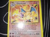 Charizard pokemon kortele