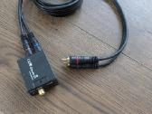 Audio video adapteris optinis laidas stiprintuvui - nuotraukos Nr. 2