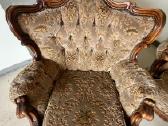 Klasikinio stiliaus komplektas sofa ir 2 foteliai - nuotraukos Nr. 4