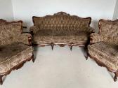 Klasikinio stiliaus komplektas sofa ir 2 foteliai - nuotraukos Nr. 11