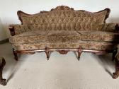 Klasikinio stiliaus komplektas sofa ir 2 foteliai - nuotraukos Nr. 12