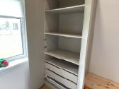 Ikea Pax smėlio spalvos spinta (100x58x236 cm)