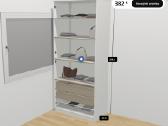 Ikea Pax smėlio spalvos spinta (100x58x236 cm) - nuotraukos Nr. 6