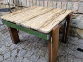 Vintažinis mid century marmuro kavos staliukas