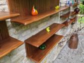 Vintažinės mid century tikmedžio lentynos - nuotraukos Nr. 29