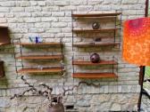 Vintažinės mid century tikmedžio lentynos - nuotraukos Nr. 34