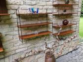 Vintažinės mid century tikmedžio lentynos - nuotraukos Nr. 35
