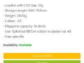 Orinis (Co2) automatas Umarex t4e - nuotraukos Nr. 2
