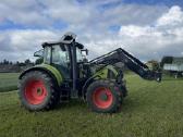 Claas Arion 640 (Cebis) su frontaliniu krautuvu