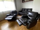 Odinė miegama sofa ir 2 reklaineriai foteliai - nuotraukos Nr. 2