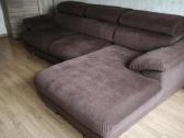 Rudos spalvos kampinė sofa - nuotraukos Nr. 2