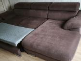 Rudos spalvos kampinė sofa - nuotraukos Nr. 6