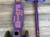 Vaikiškas paspirtukas Micro Maxi Deluxe Purple LED - nuotraukos Nr. 3
