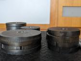 87kg pilnas plieninių svarmenų rinkinys - nuotraukos Nr. 3