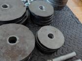 87kg pilnas plieninių svarmenų rinkinys - nuotraukos Nr. 5