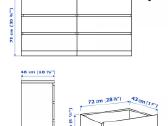 Ikea Malm komoda - nuotraukos Nr. 3